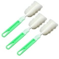 thumbnail image 1 of Unique Bargains Sponge Head Detachable Glass Milk Bottle Cleaning Brush Cleaner Tool Green 3pcs, 1 of 6