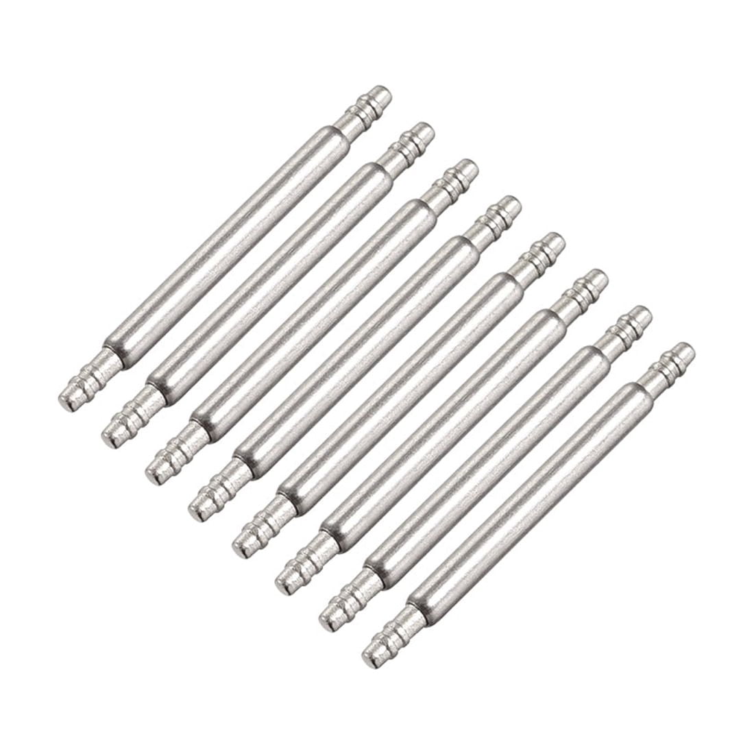 Unique Bargains Spring Bar Pins Stainless Steel Watch Band Pins 8Pcs 0.63" x 0.06"