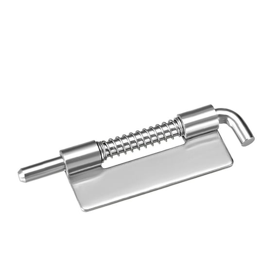 Unique Bargains Spring Latch, 3.7" Left-handed Stainless Steel 304 Barrel Bolt Lock for Furniture Door
