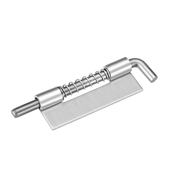 Unique Bargains Spring Latch, 3.7" Left-handed Stainless Steel Barrel Bolt Lock for Furniture Door