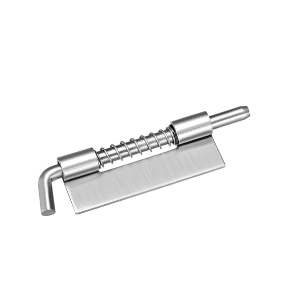 Unique Bargains Spring Latch, 3.7" Right-handed Stainless Steel Barrel Bolt Lock for Furniture Door