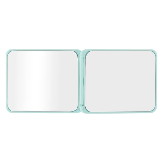 Unique Bargains Square Compact Mirror Cosmetic Mirror 1 Pc Green