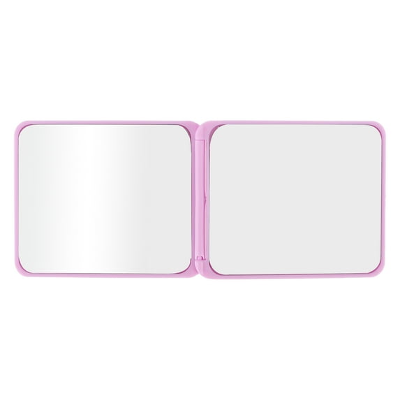 Unique Bargains Square Compact Mirror Cosmetic Mirror 1 Pc Purple