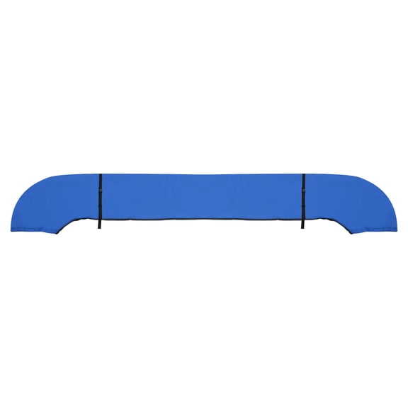 Unique Bargains Square Frame Bimini Top Storage Boot Cover with 2 Fixed Straps Boat Bimini Storage Bag Sun Resist Universal for 3 Bow 4 Bow 1 Set Pacific Blue 97 in