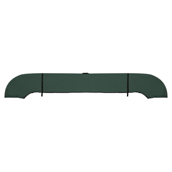 Unique Bargains Square Frame Bimini Top Storage Boot Cover with Stern Light Hole Boat Bimini Storage Bag with 2 Fixed Straps for 3 Bow 4 Bow 1 Set Hunter Green 85 in