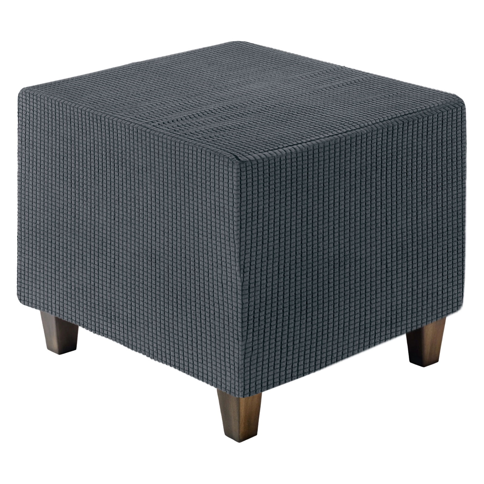 Unique Bargains Square Jacquard Slipcover Light Gray 23.6"-29.9" x 13.8"-17.7"