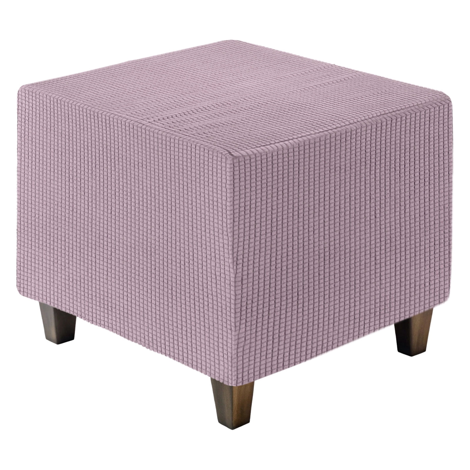 Unique Bargains Square Jacquard Slipcover Light Purple 13.4"-17.7" x 15.0"-17.7"