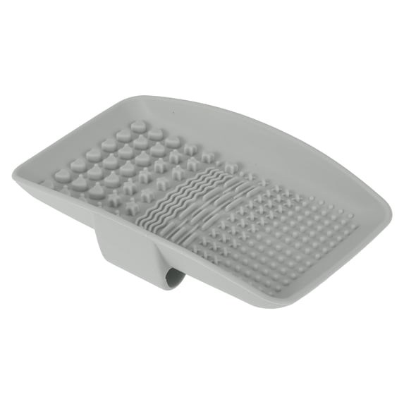 Unique Bargains Square Makeup Sponge Brush Cleaner Gray