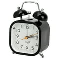 thumbnail image 1 of Unique Bargains Square Mechanical Loud Alarm Clock Black 3.3"L x 2.2"W x 4.6"H, 1 of 5