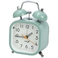thumbnail image 1 of Unique Bargains Square Mechanical Loud Alarm Clock Green 3.3"L x 2.2"W x 4.6"H, 1 of 5