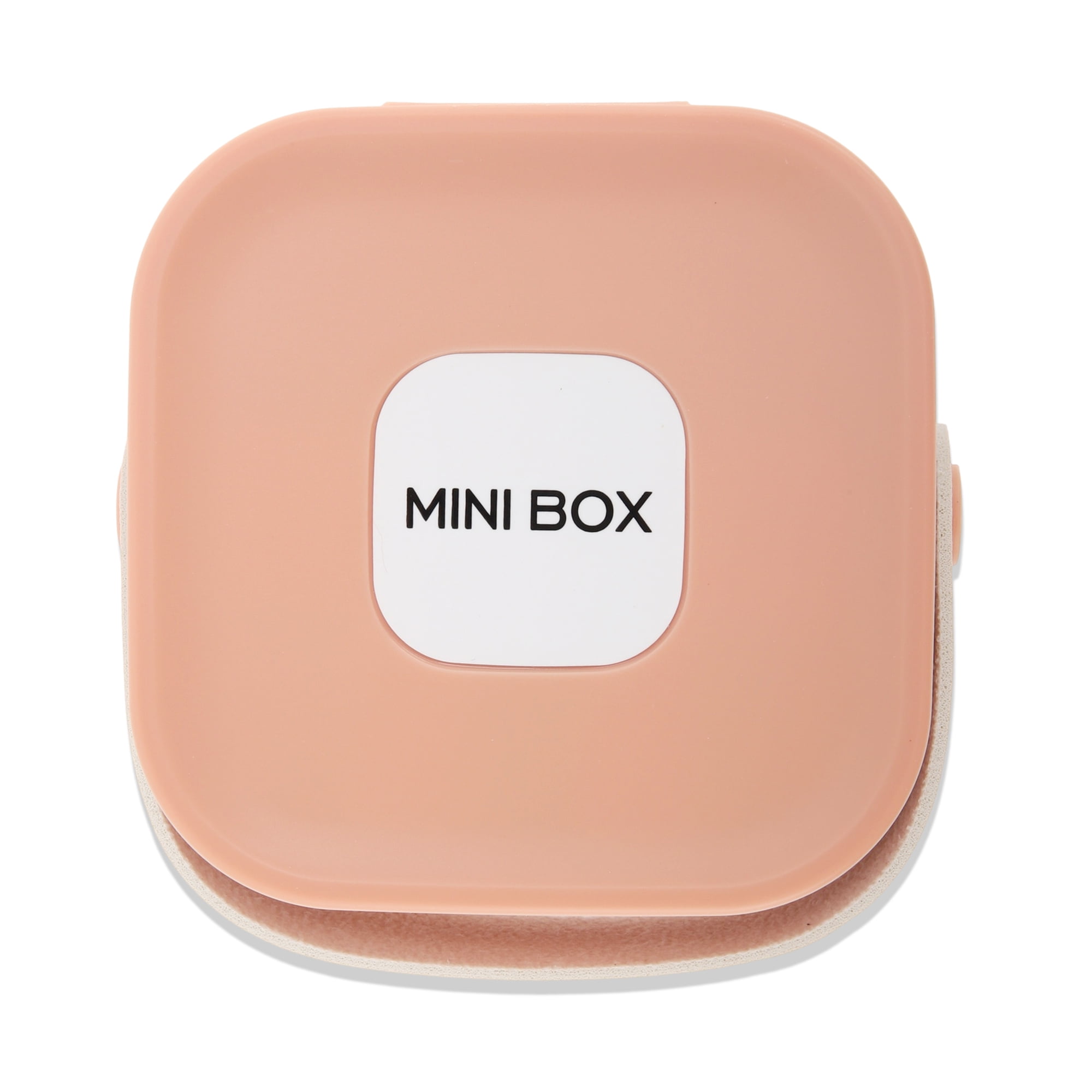 Unique Bargains Square Multi-Function Jewelry Box Organizer for Storing Coral Pink