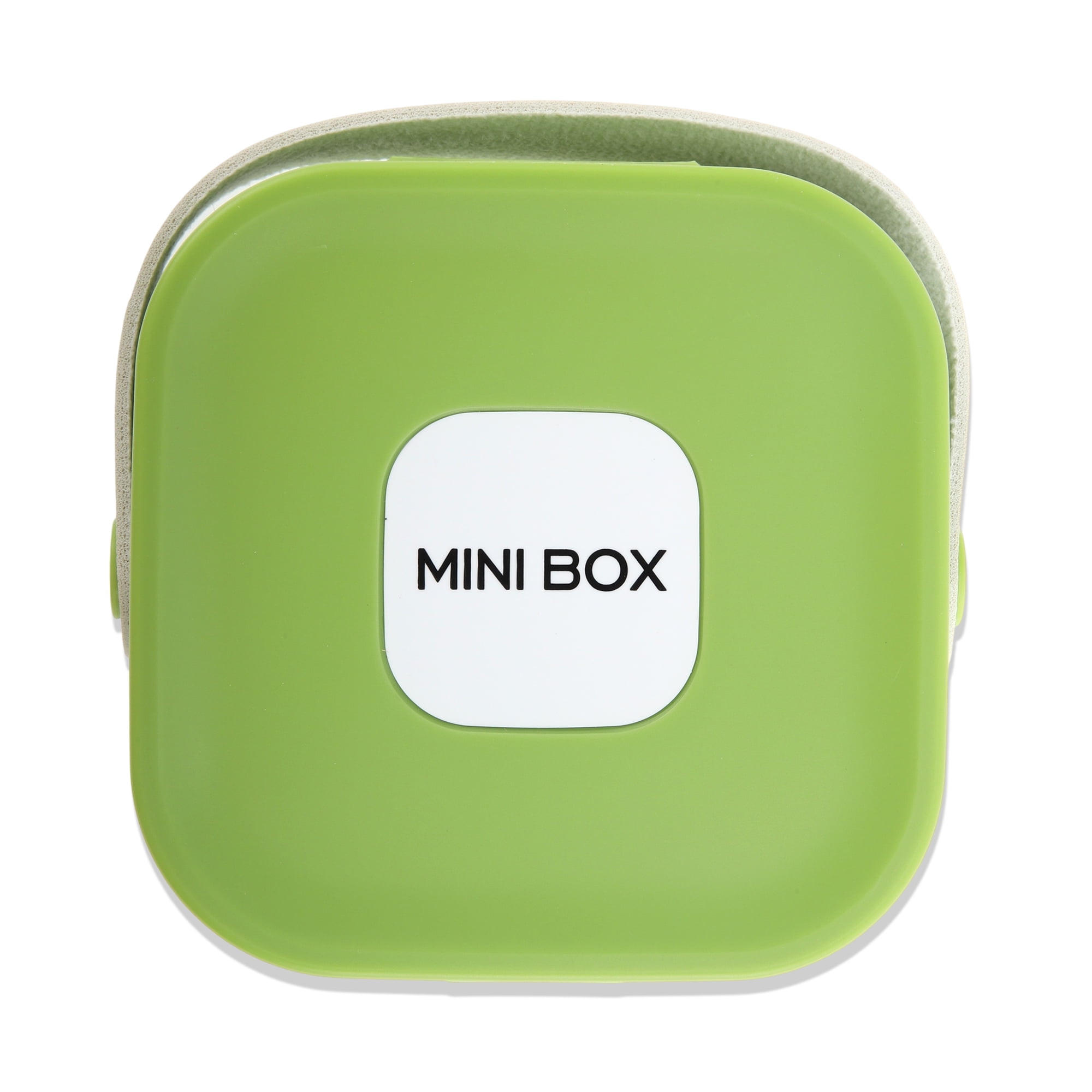 Unique Bargains Square Multi-Function with Mirror Jewelry Box Organizer Matcha Green