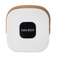 thumbnail image 1 of Unique Bargains Square Multi-Function with Mirror Jewelry Box Organizer Nordic White, 1 of 5