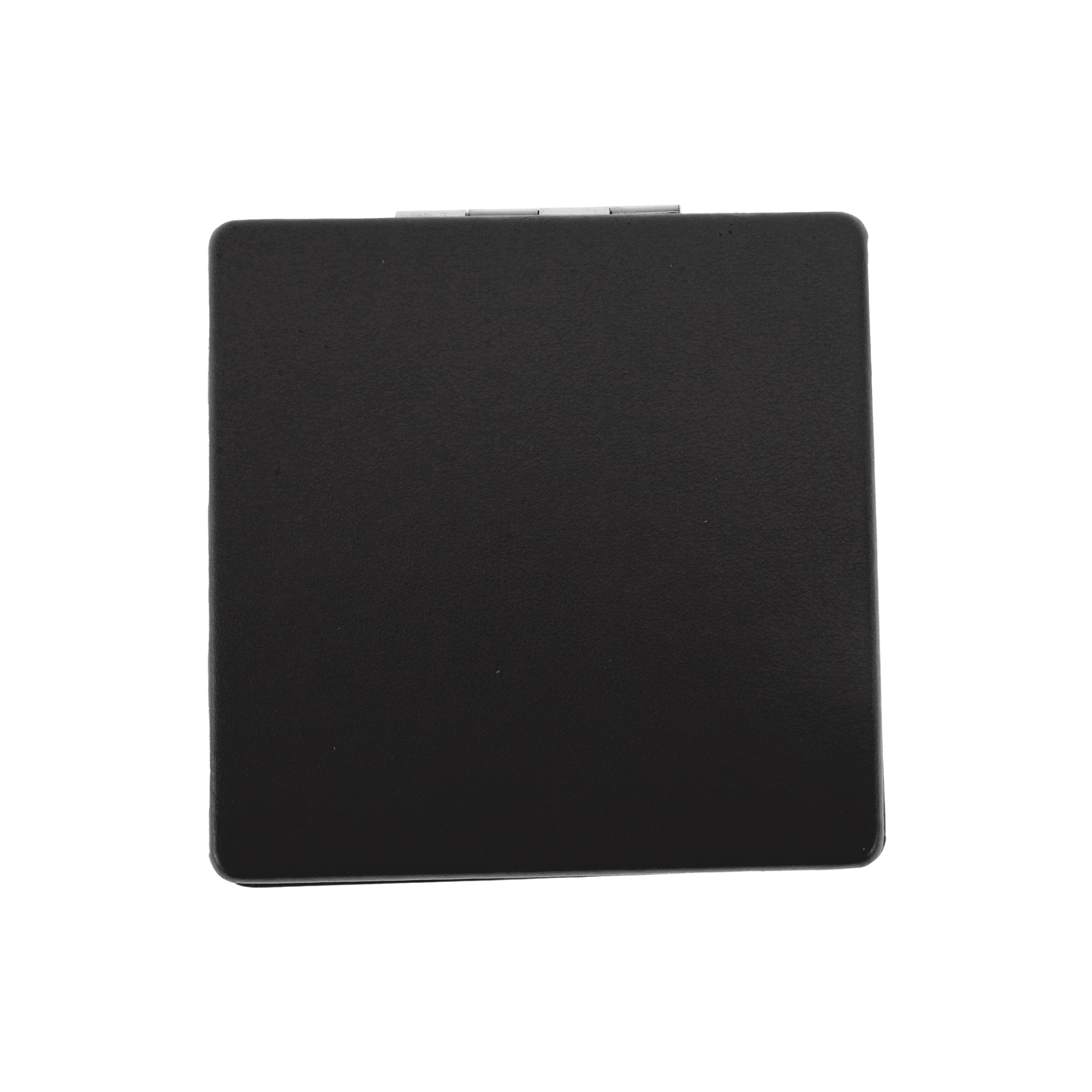 Unique Bargains Square Solid Color Makeup Mirror 1 Pc Black
