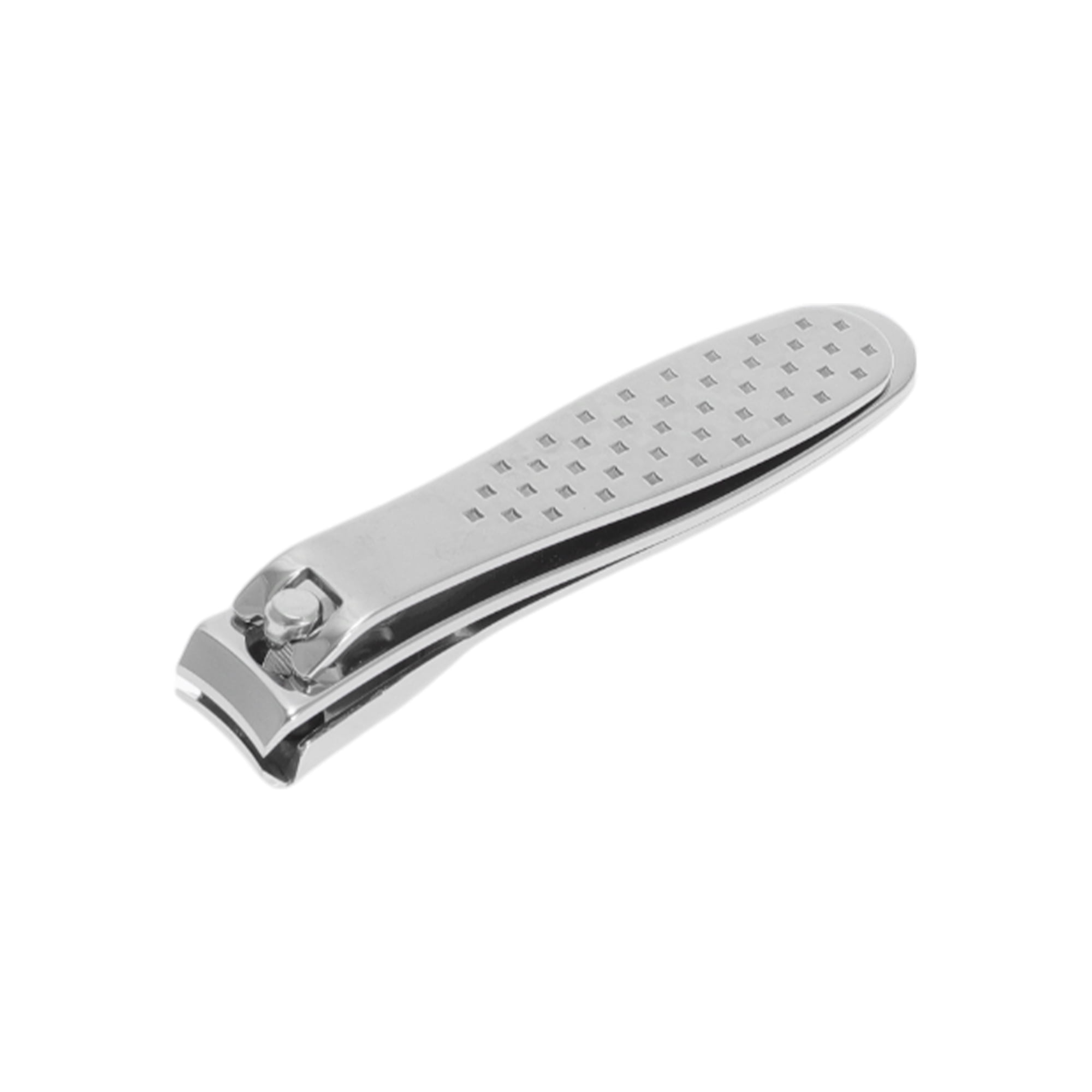 Unique Bargains Square Texture Nail Clippers Toenail Clippers 1 Pc Silver Tone 2.56"