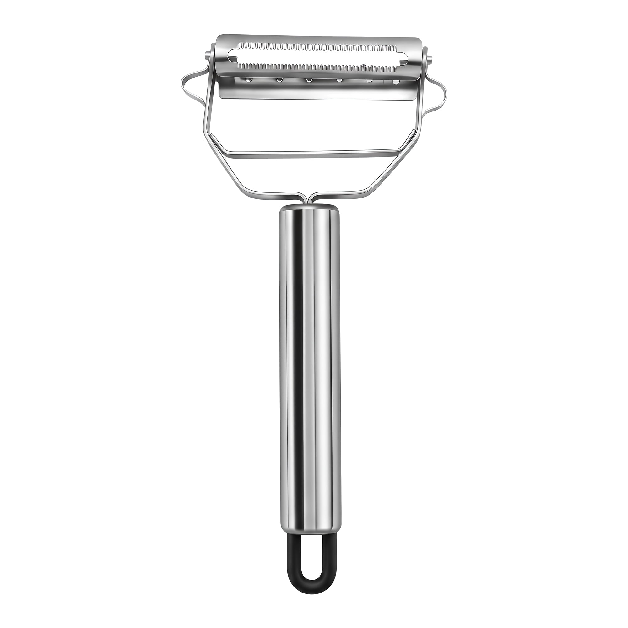 Unique Bargains Stainless Steel 3 in 1 Vegetable Peeler with Handle Silver 6.5x3.2inch