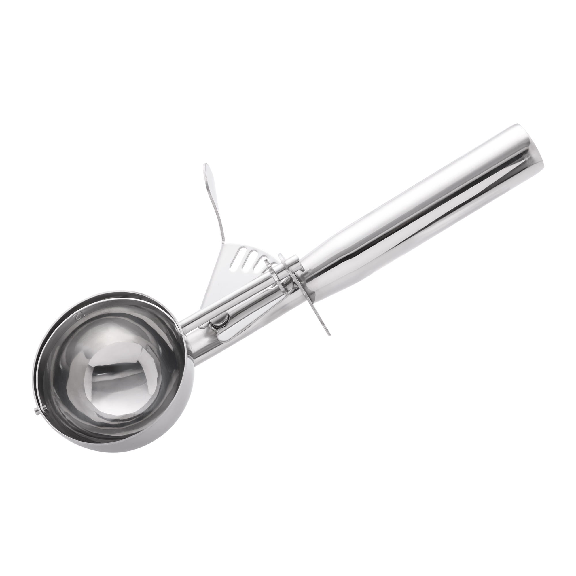 Unique Bargains Stainless Steel Comfortable Ice Cream Scoop Silver-1Pcs 8.7*2.5inch