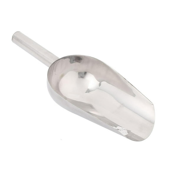Unique Bargains Stainless Steel Home Kitchen Flour Shovel Dry Bin Ice Scoop 24.5cm