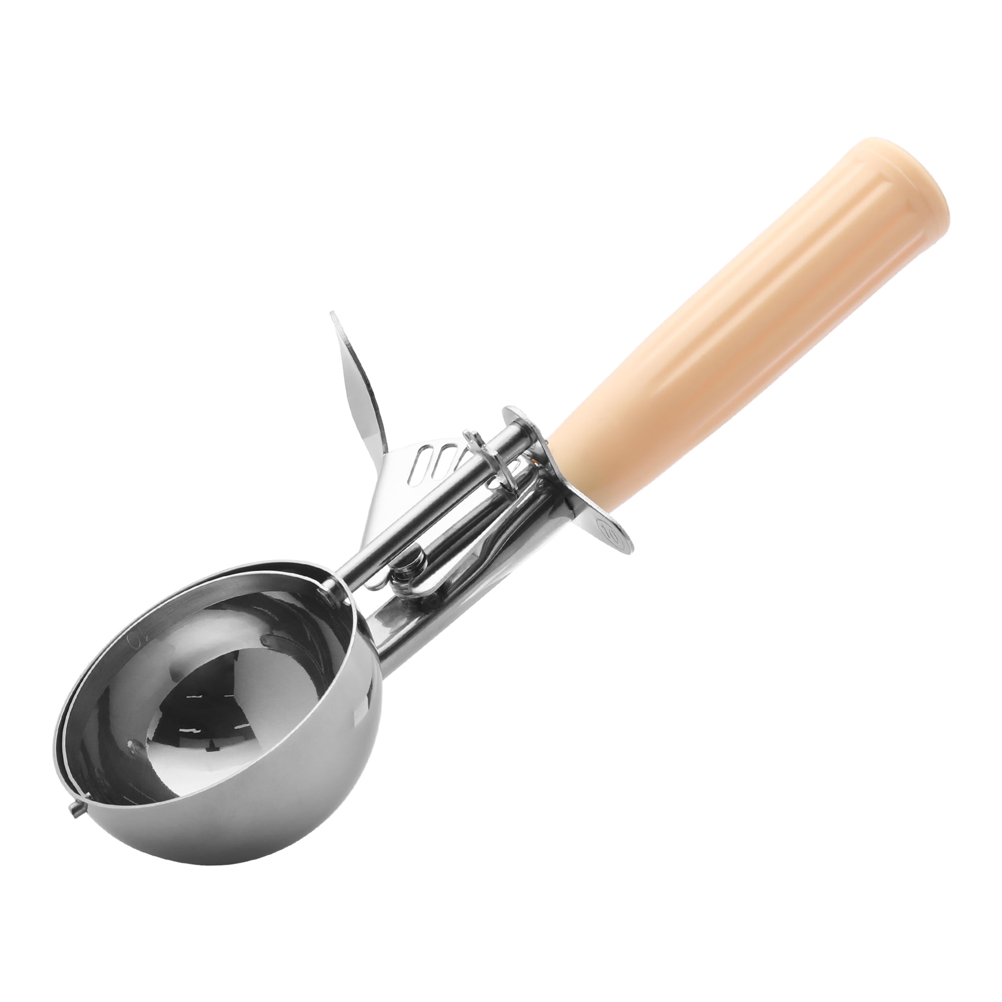 Unique Bargains Stainless Steel Ice Cream Scoop Beige 8.8in