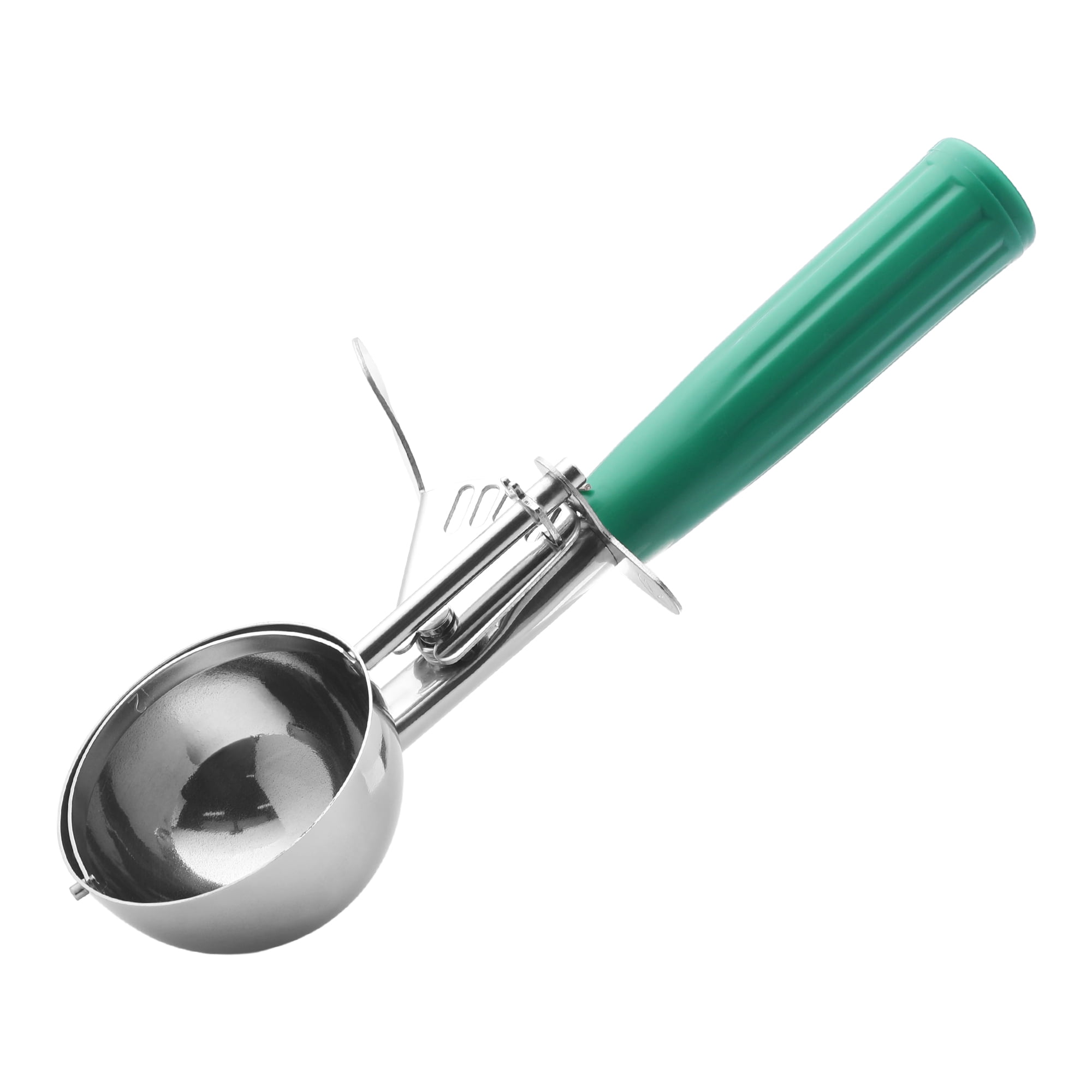 Unique Bargains Stainless Steel Ice Cream Scoop Green 8.7in