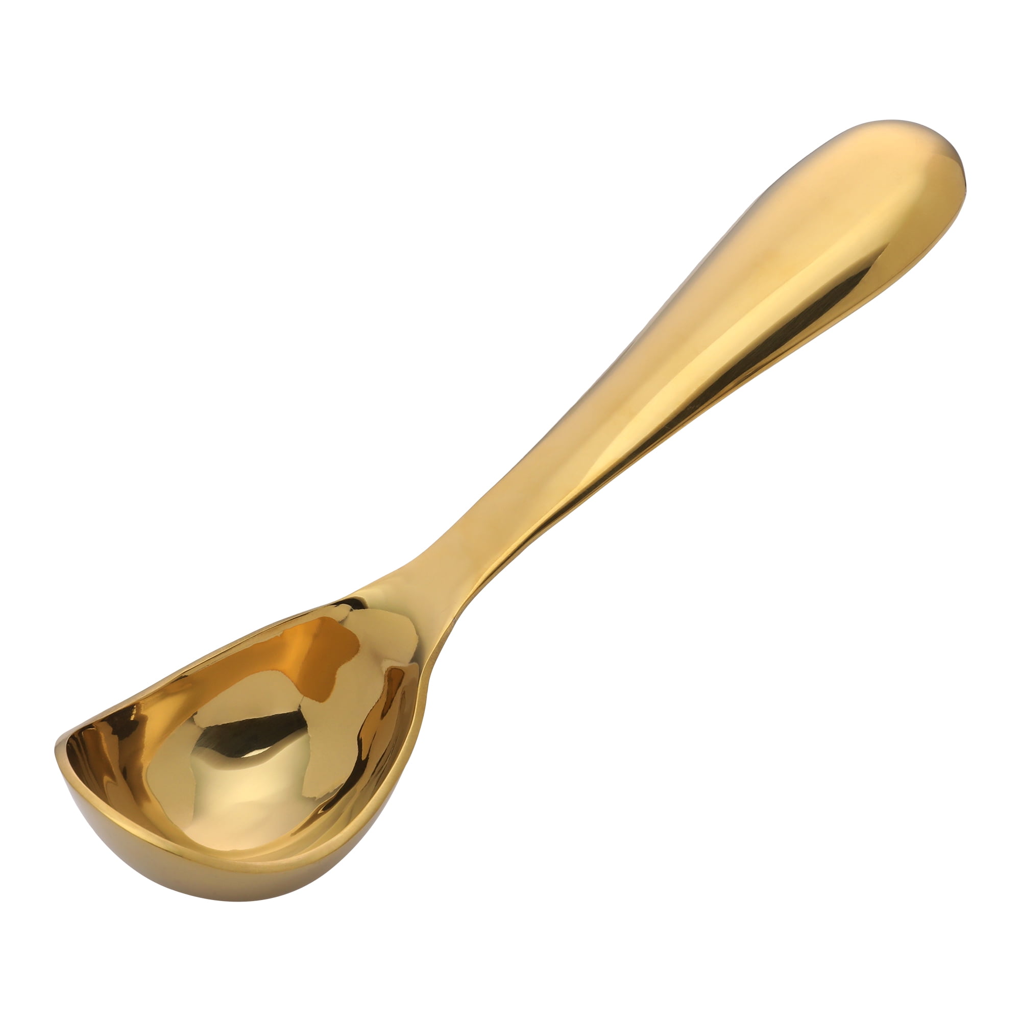 Unique Bargains Stainless Steel Ice Cream Scoop for Cookie Dough Gold 6.3in