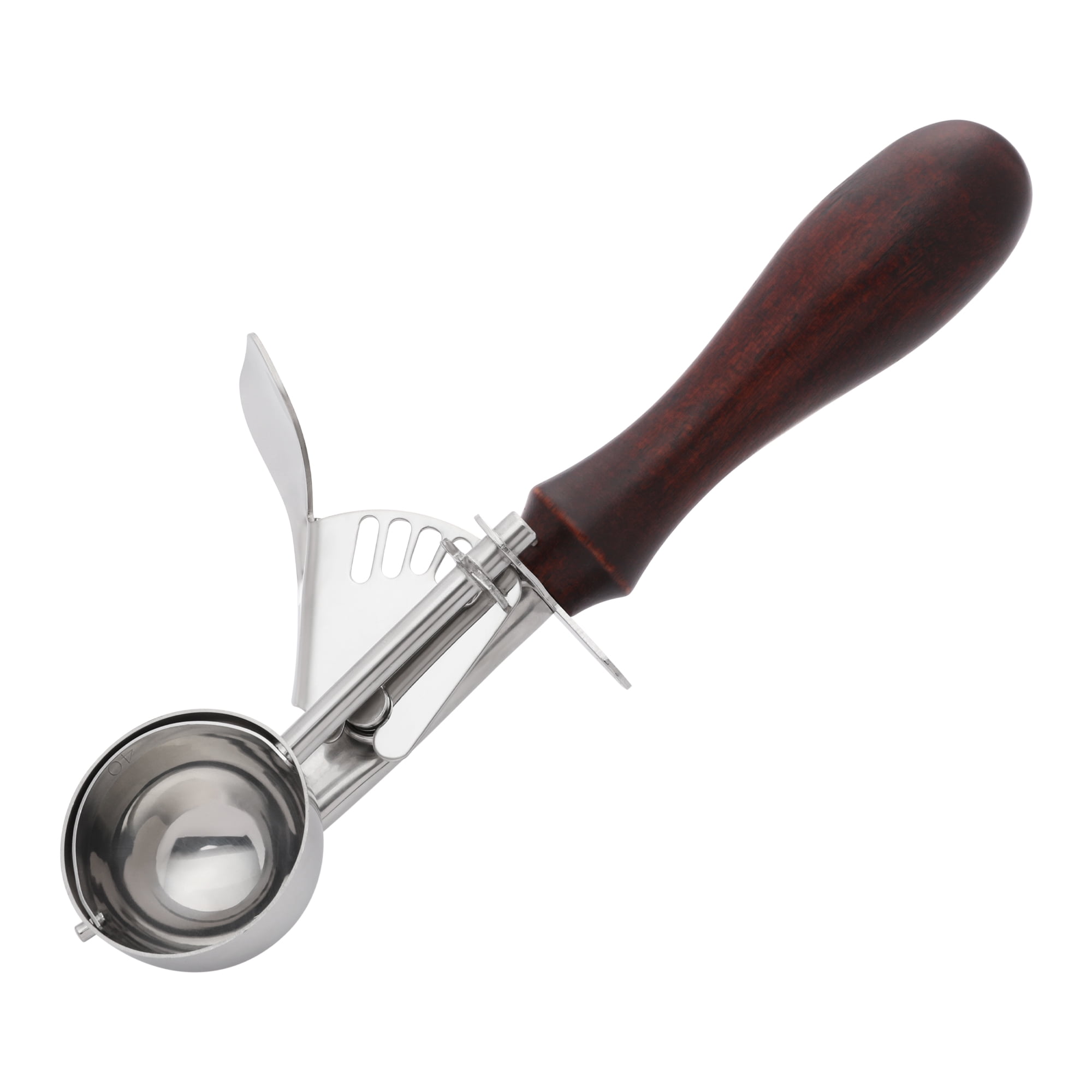 Unique Bargains Stainless Steel Ice Cream Scoop for Gelato and Sorbet Brown 7.9in