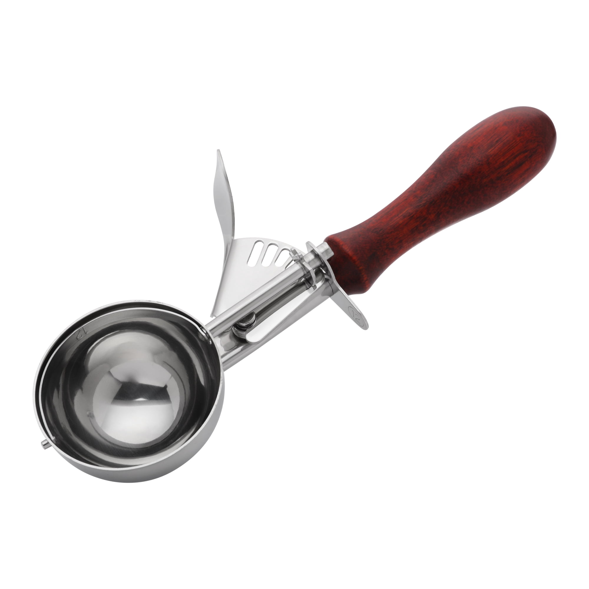 Unique Bargains Stainless Steel Ice Cream Scoop for Gelato and Sorbet Brown 8.9in