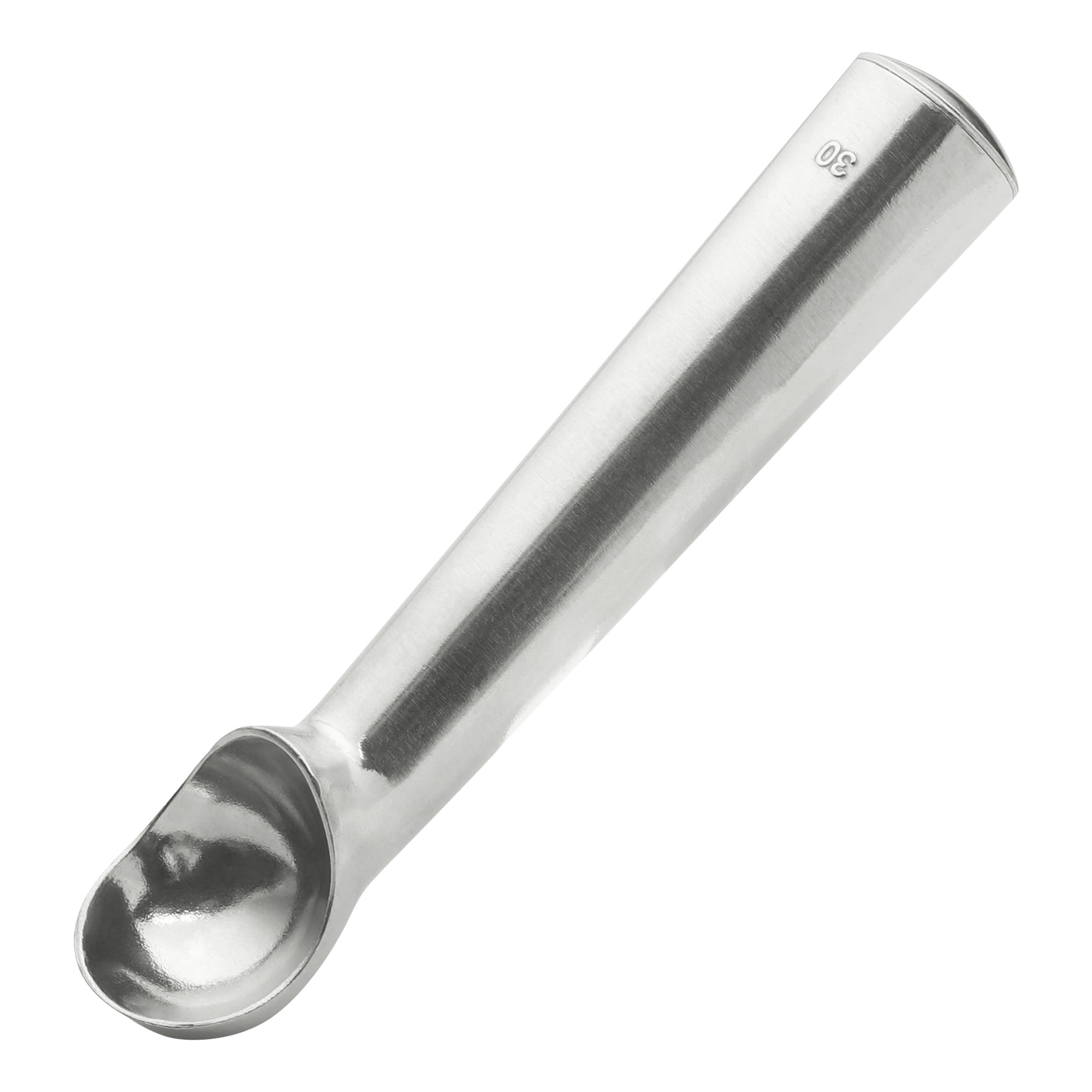Unique Bargains Stainless Steel Ice Cream Scoop with Easy Release Silver 1.4in