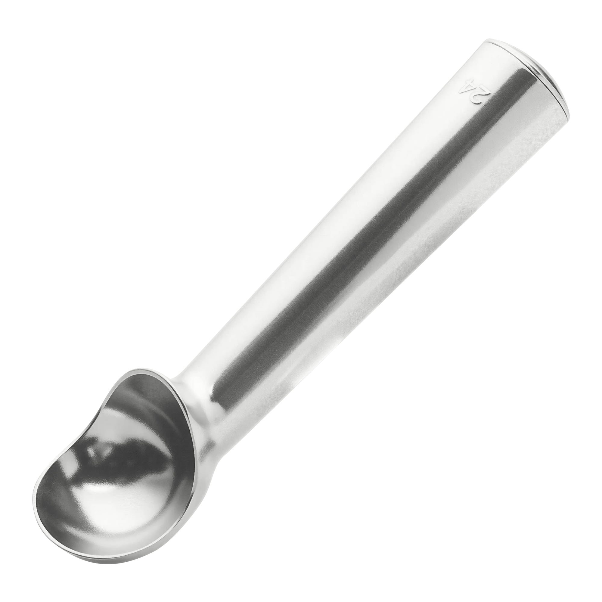 Unique Bargains Stainless Steel Ice Cream Scoop with Easy Release Silver 1.7in