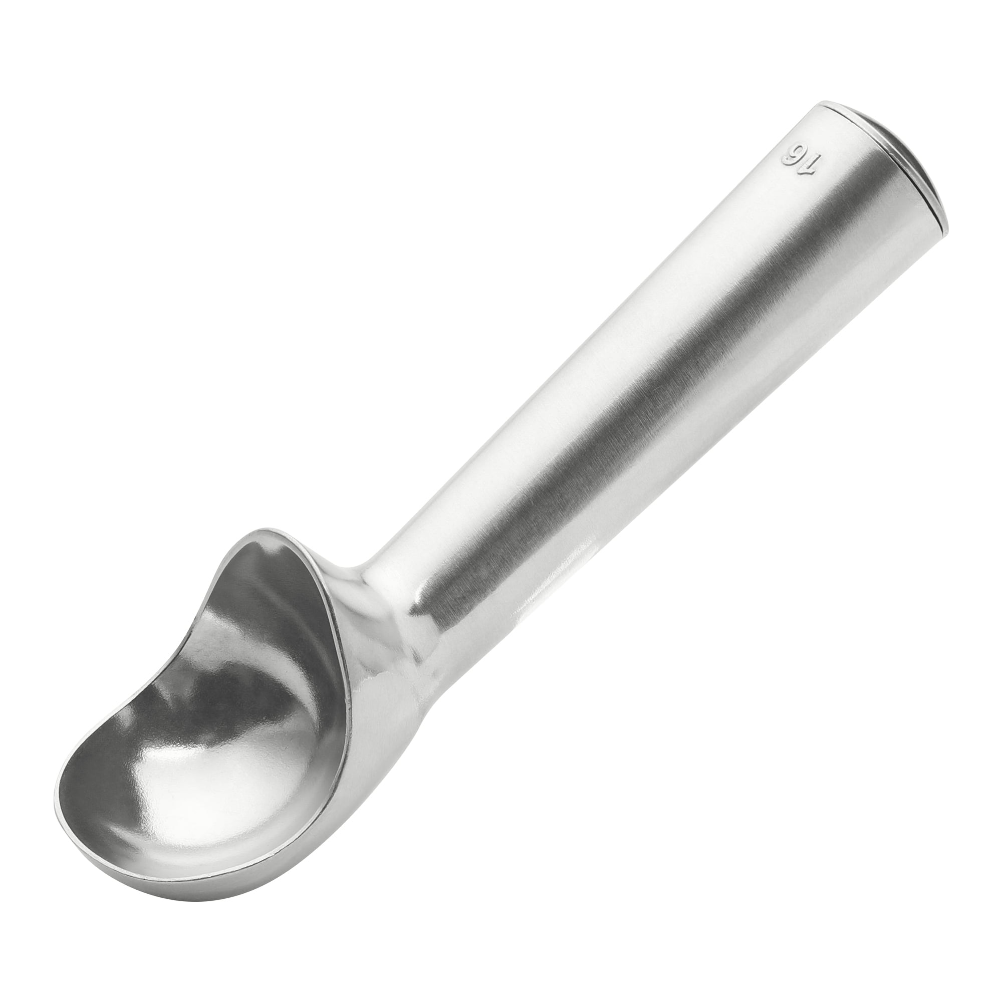 Unique Bargains Stainless Steel Ice Cream Scoop with Easy Release Silver 1.9in