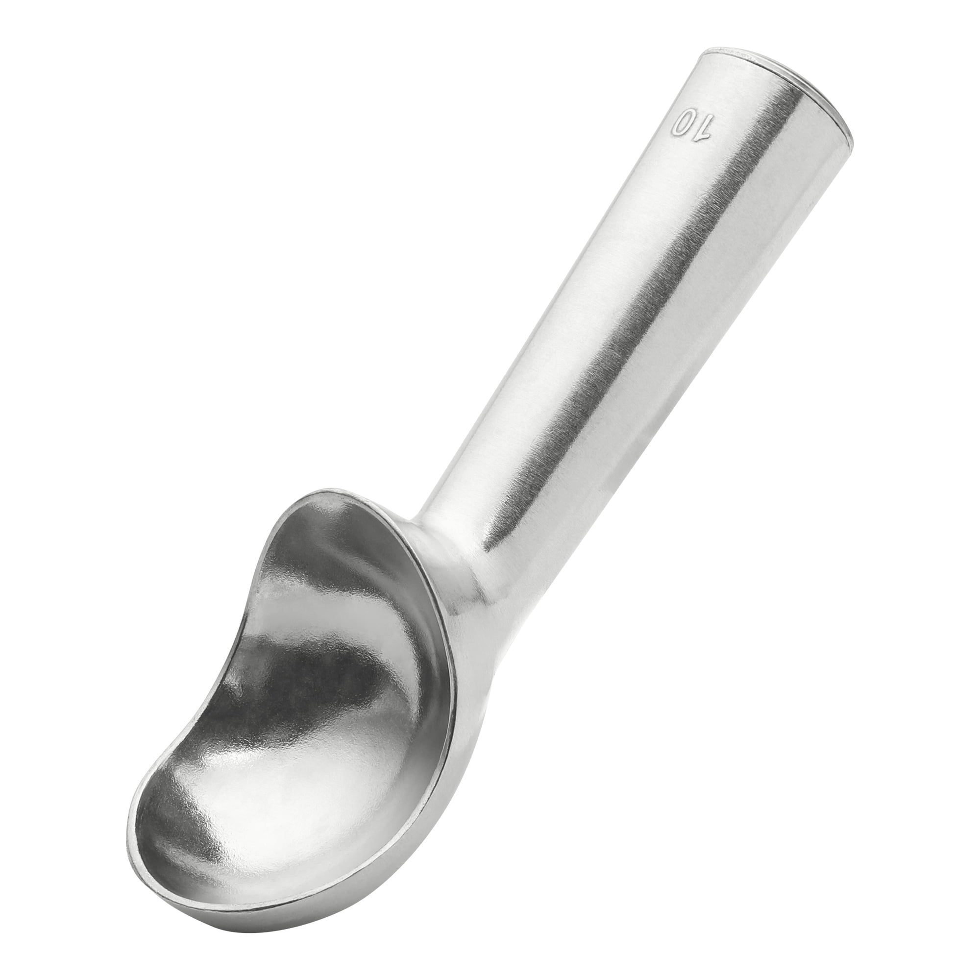 Unique Bargains Stainless Steel Ice Cream Scoop with Easy Release Silver 2.8in