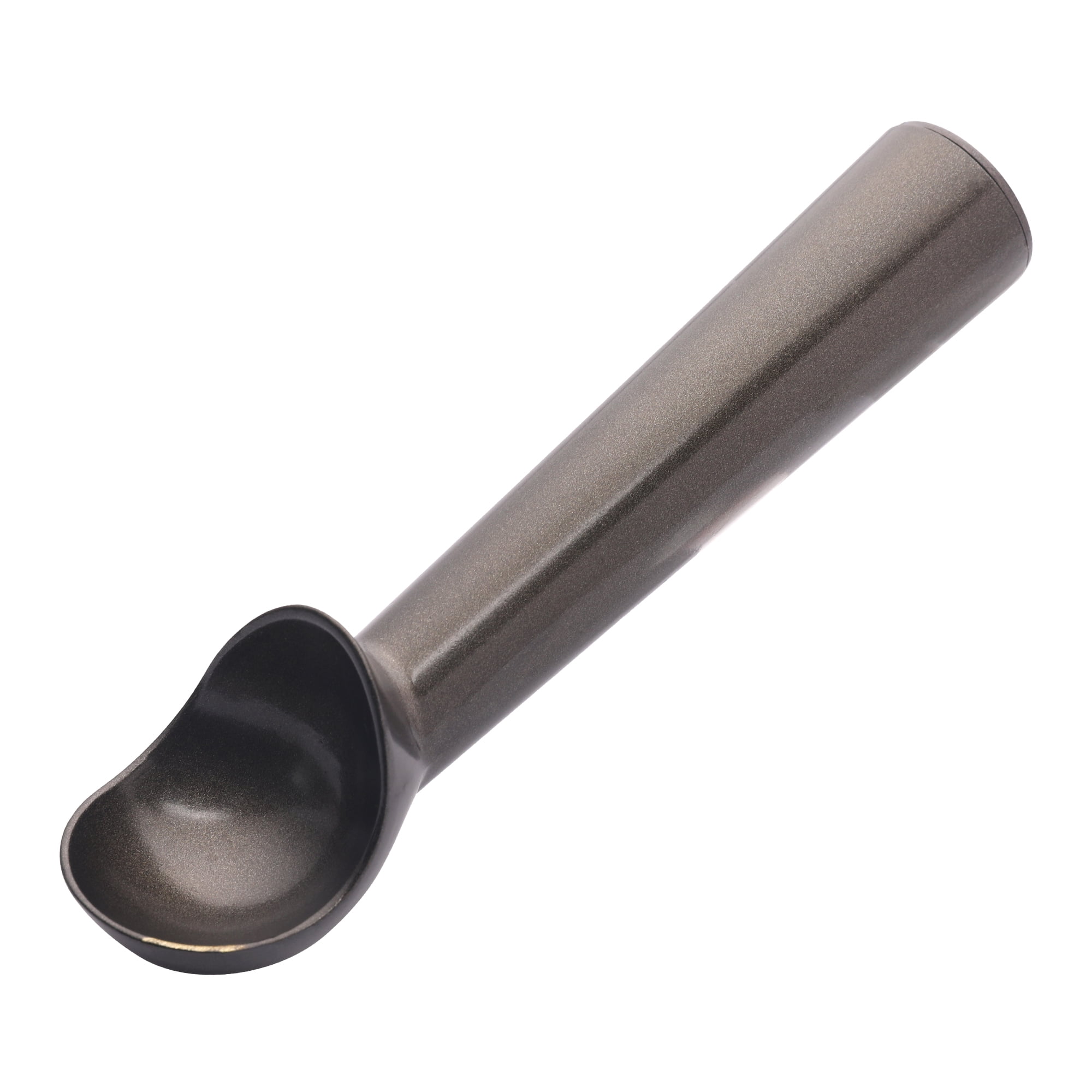 Unique Bargains Stainless Steel Ice Cream Scoop with Handle Black 1
