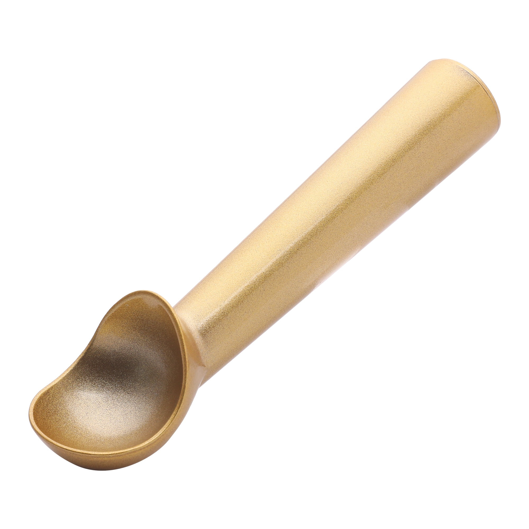 Unique Bargains Stainless Steel Ice Cream Scoop with Handle Gold 1