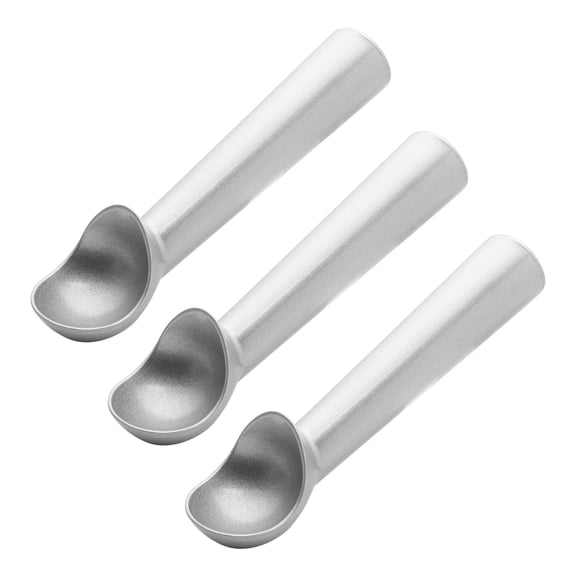 Unique Bargains Stainless Steel Ice Cream Scoop with Handle Silver 3
