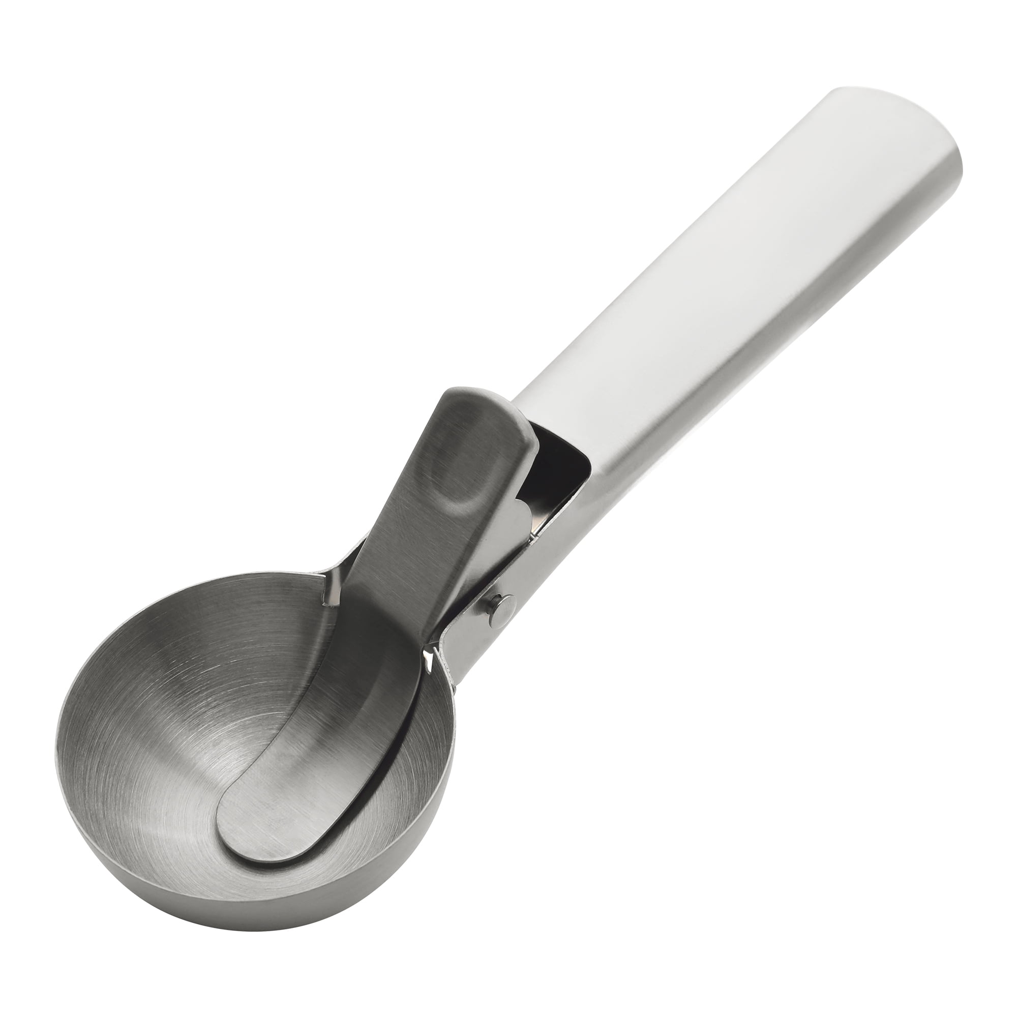 Unique Bargains Stainless Steel Ice Cream Scooper with Handle Silver