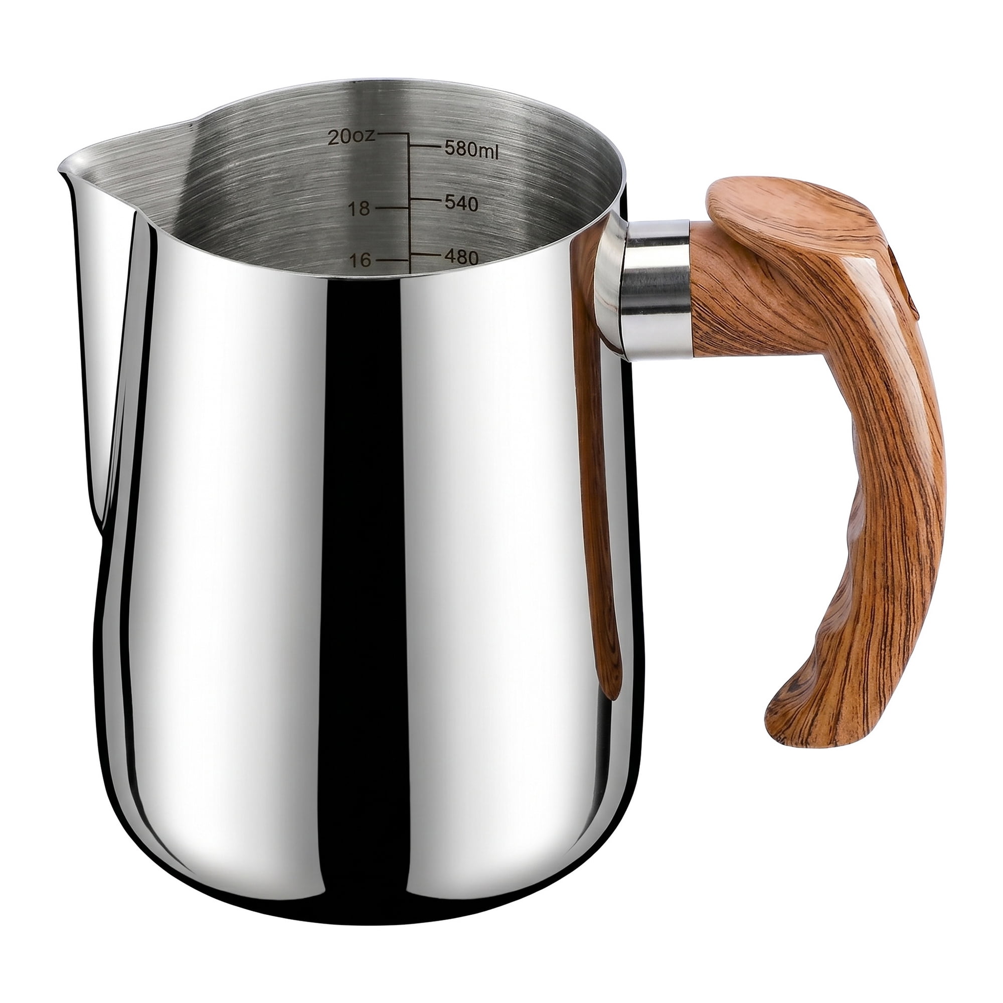 Unique Bargains Stainless Steel Measuring Cup for Accurate Kitchen Work Silver 600ml