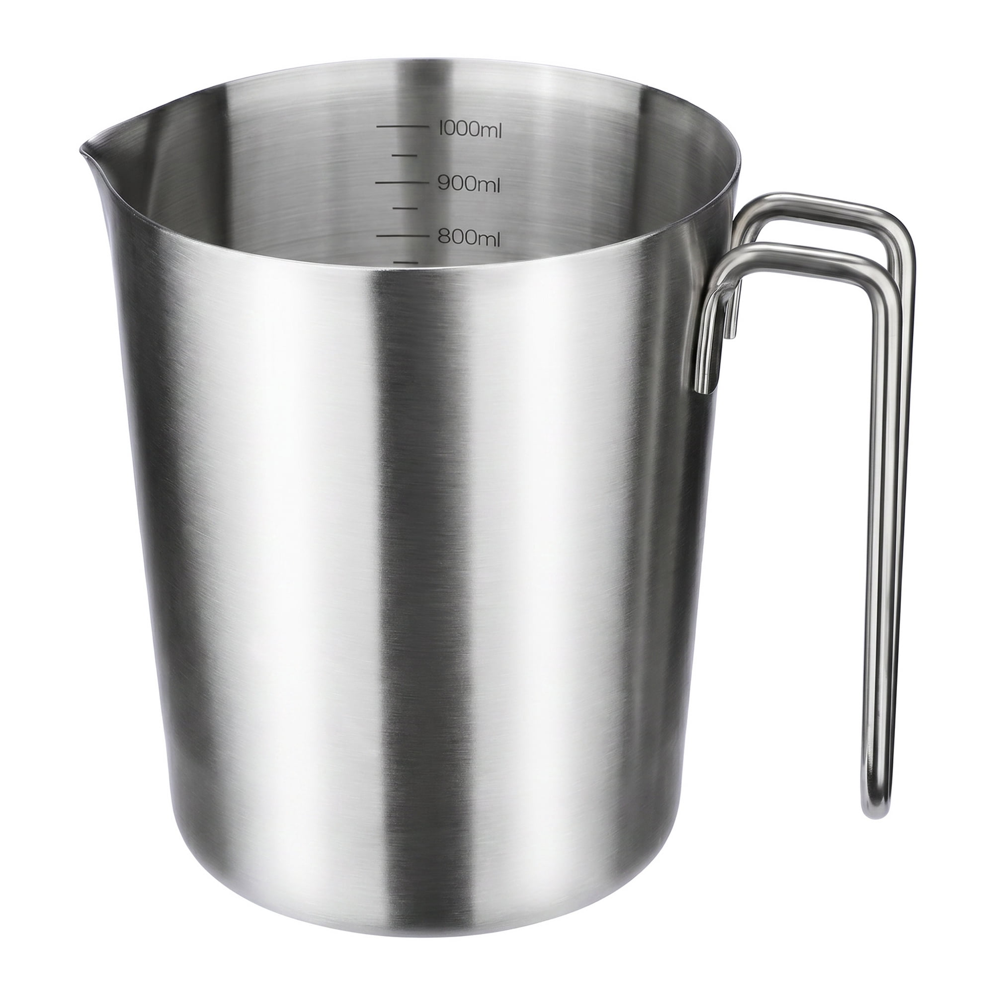Unique Bargains Stainless Steel Measuring Cup for Kitchen Use Silver 1000ml
