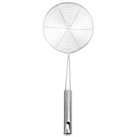 Unique Bargains Stainless Steel Mesh Strainer Ladle Colander Kitchen Utensil 6.7"