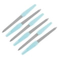 thumbnail image 1 of Unique Bargains Stainless Steel Multifunctional Nail File Manicure Tool 6 Pcs Light Blue, 1 of 6