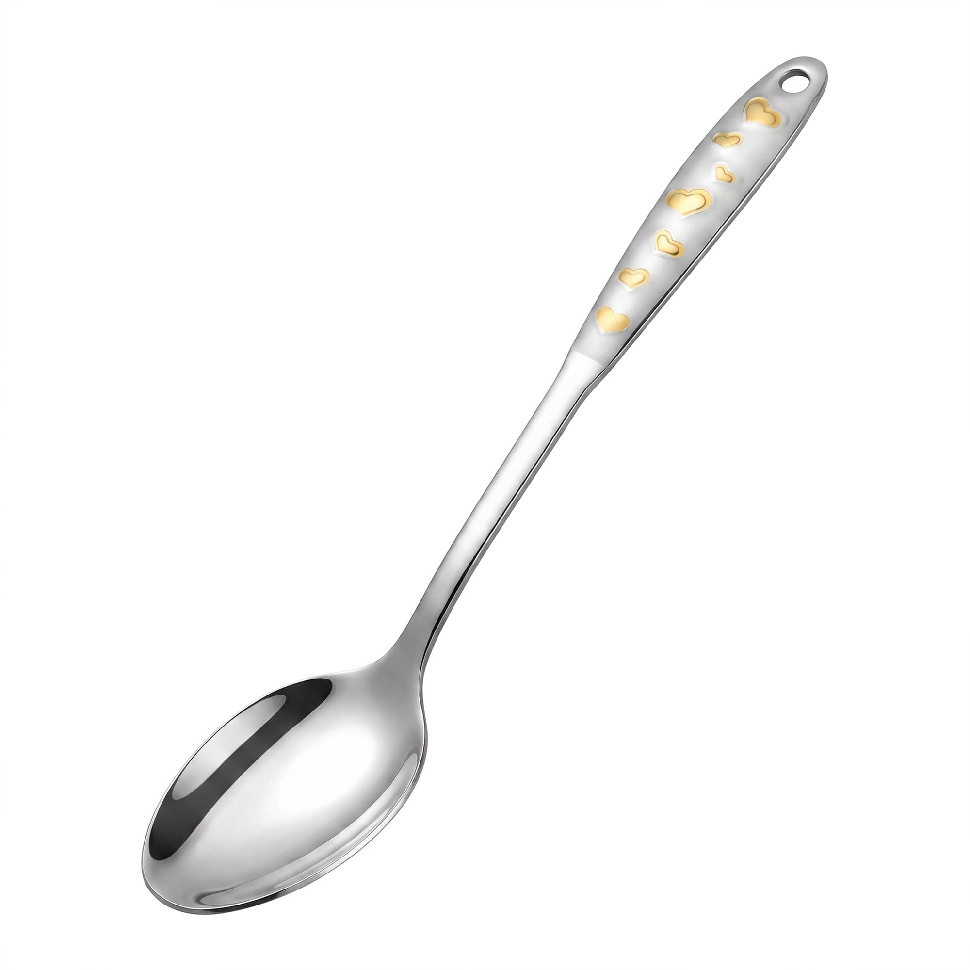 Unique Bargains Stainless Steel Non Stick Heat Resistant Spoon B 15.2" x 2.8"