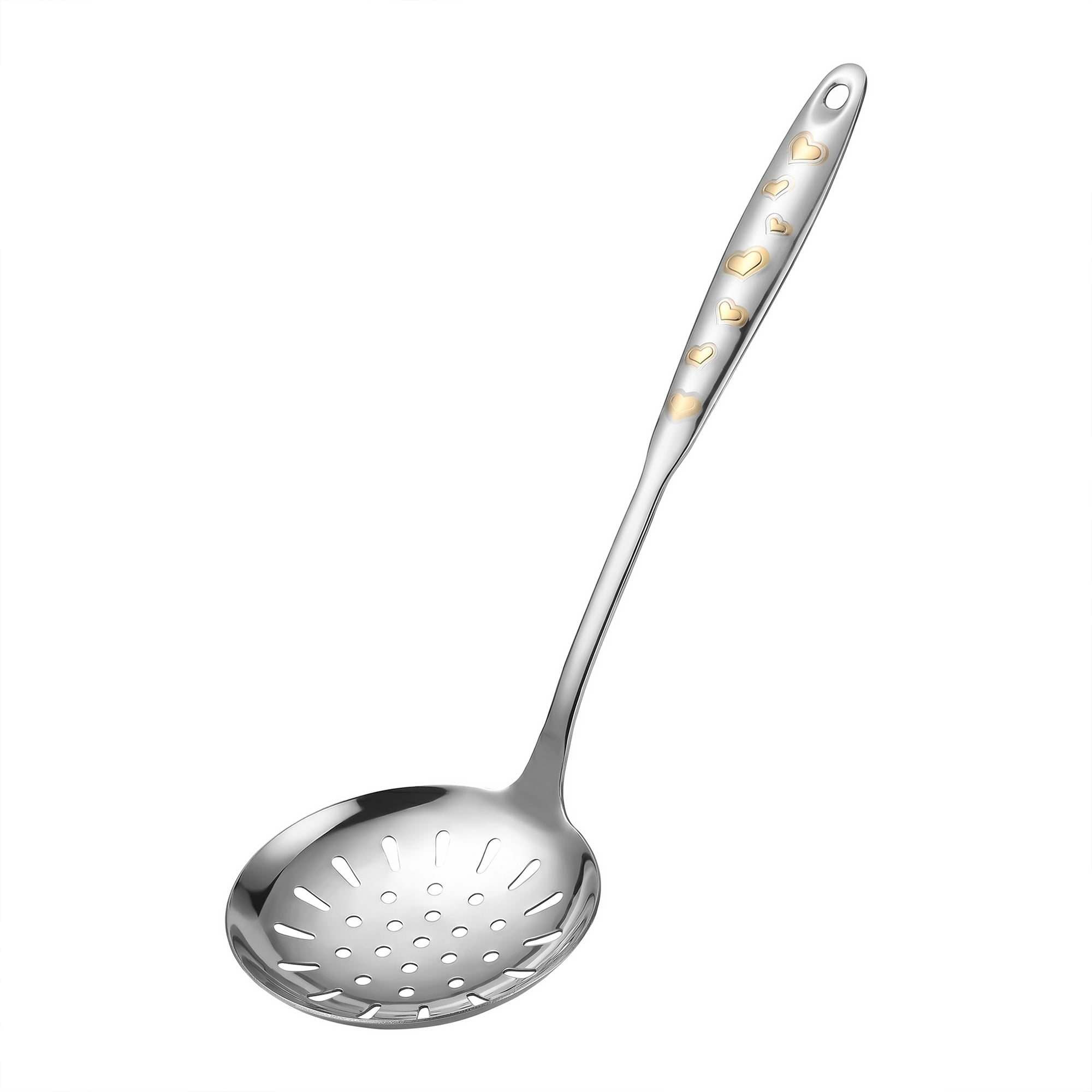 Unique Bargains Stainless Steel Non Stick Heat Resistant Spoon Slotted B 14.5" x 4.6"