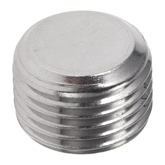Unique Bargains Stainless Steel Pipe Fittings M16x1.5 Hexagon Socket Plug With External Thread 0.43" Length 1 Pc