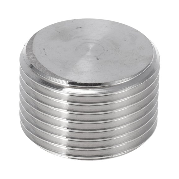 Unique Bargains Stainless Steel Pipe Fittings M27x2 Hexagon Socket Plug With External Thread 0.69" Length 1 Pc