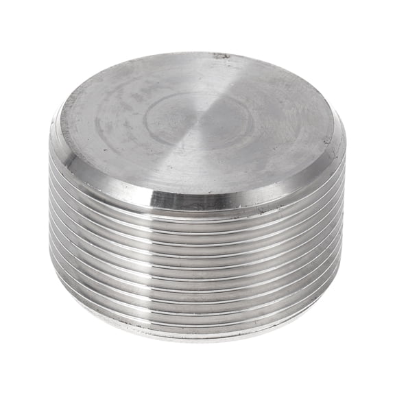 Unique Bargains Stainless Steel Pipe Fittings M33x1.5 Hexagon Socket Plug With External Thread 0.75" Length 1 Pc