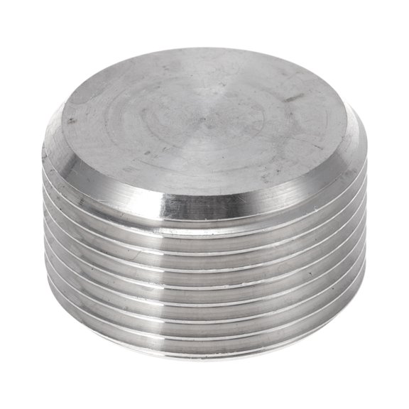 Unique Bargains Stainless Steel Pipe Fittings M33x2 Hexagon Socket Plug With External Thread 0.75" Length 1 Pc