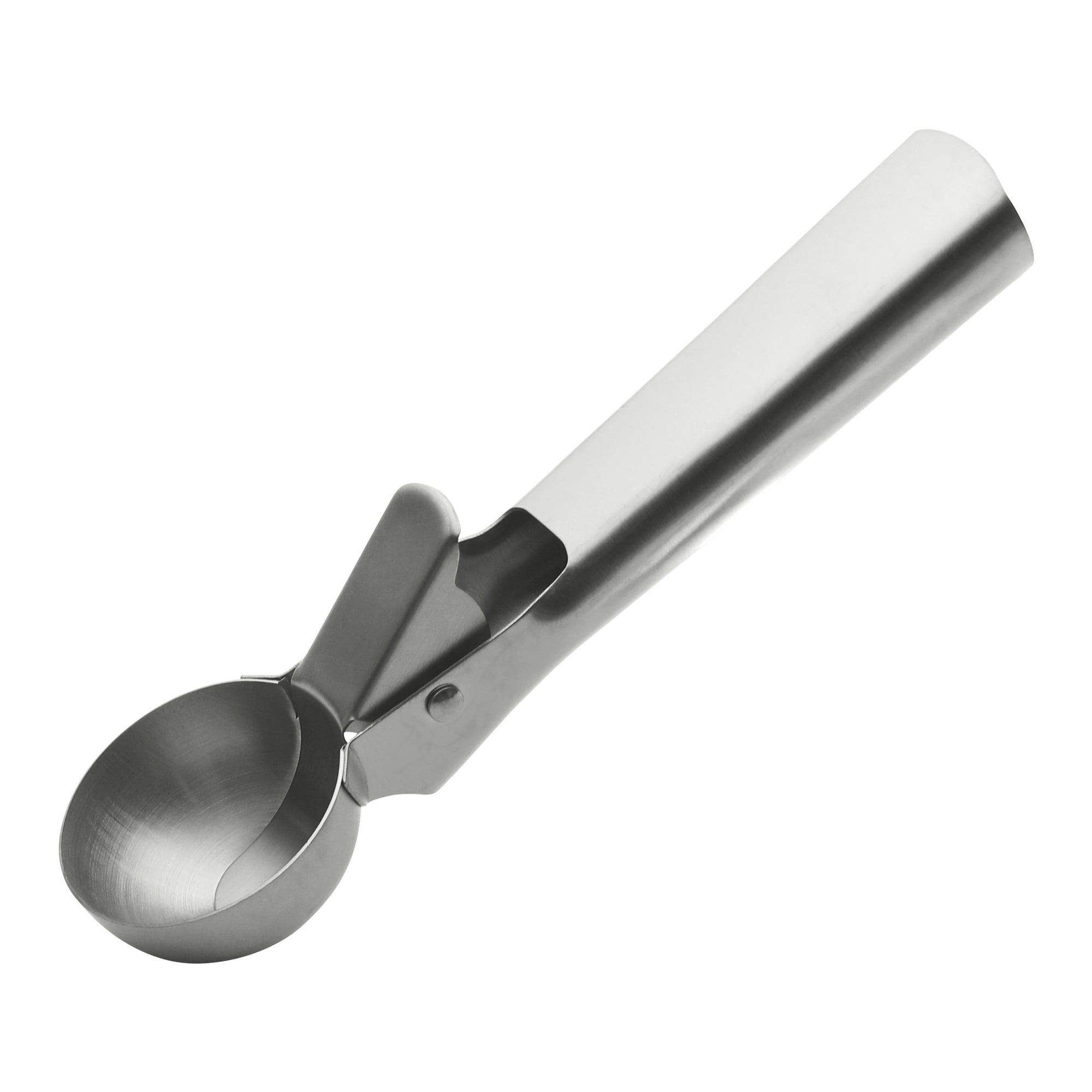 Unique Bargains Stainless Steel Pop-out Scooper with Handle Silver