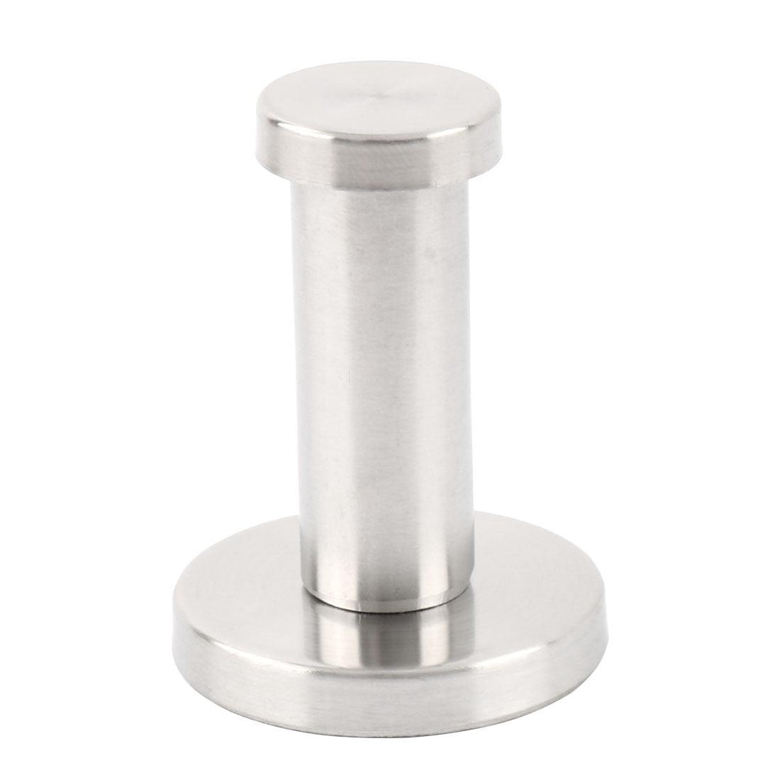 Unique Bargains Stainless Steel Round Wall Mount Robe Towel Coat Holder Hanger Hook