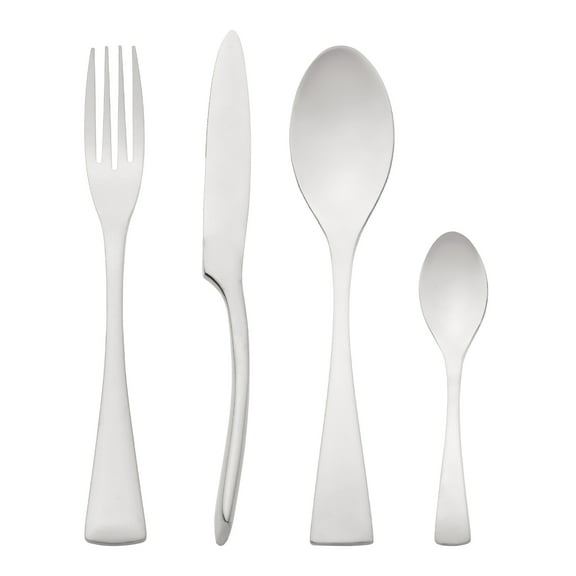 Unique Bargains Stainless Steel Silverware Set Silver 4 Pcs