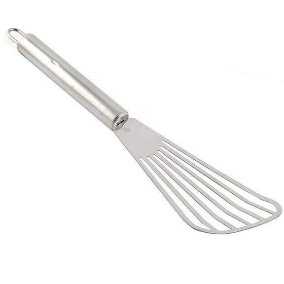 Unique Bargains Stainless Steel Slotted Kitchen Spatula Barbecue Turner Shovel