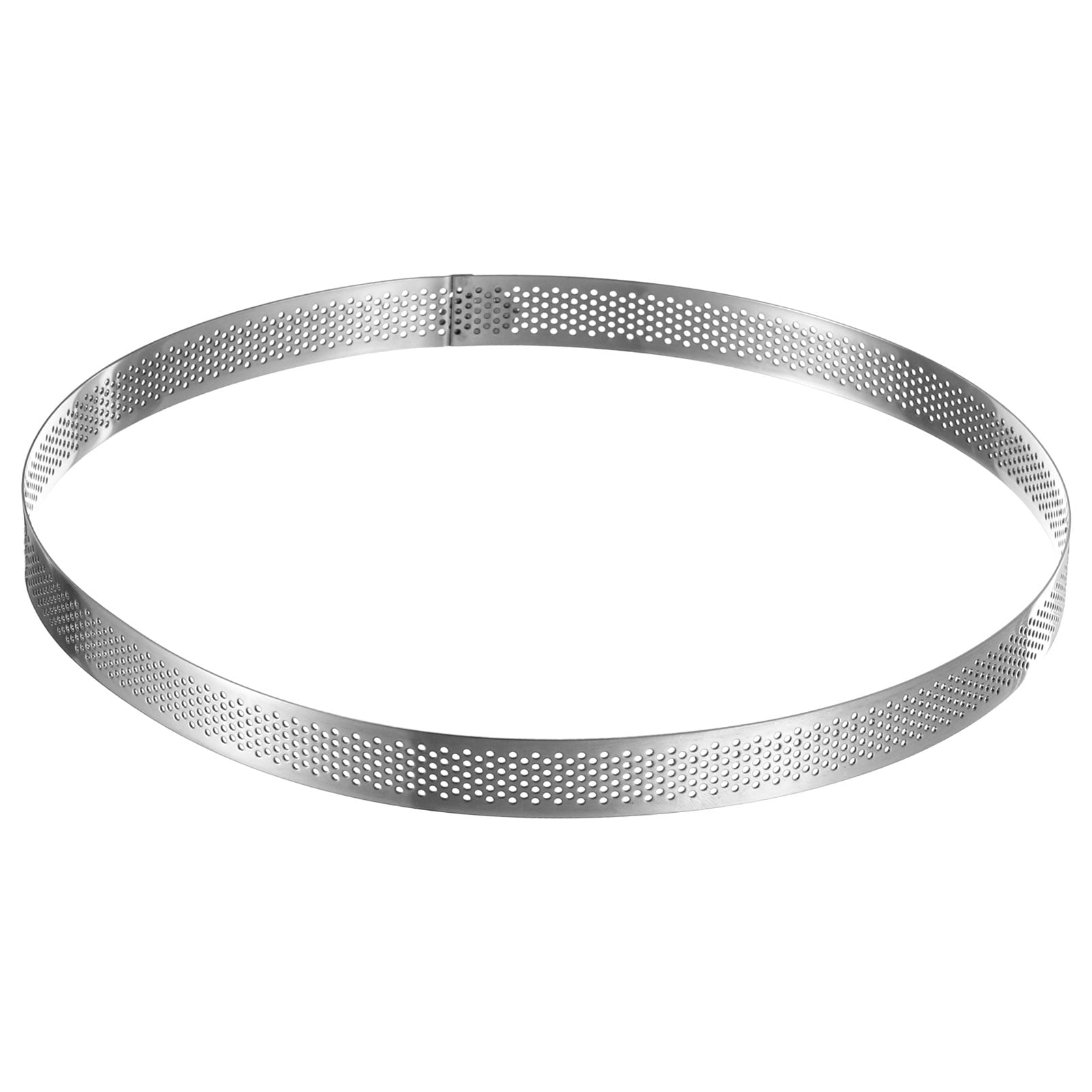Unique Bargains Stainless Steel Small Cake Rings Set for Creating Desserts 9.7in Silver